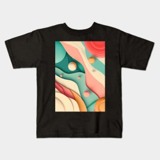 Color Swirl Harmony Kids T-Shirt